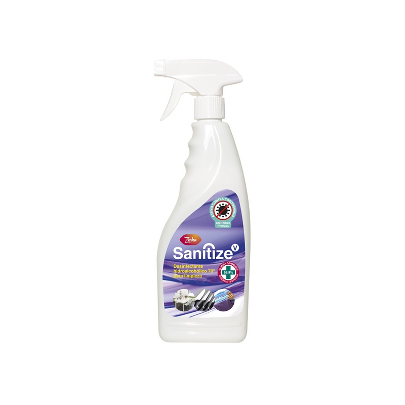 Zorka Sanitize-V – Limpiador desinfectante multisuperficies 750 Ml.