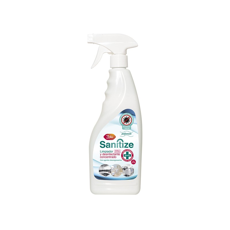 Zorka Sanitize – Limpiador desinfectante concentrado con agentes desengrasantes 750 Ml.